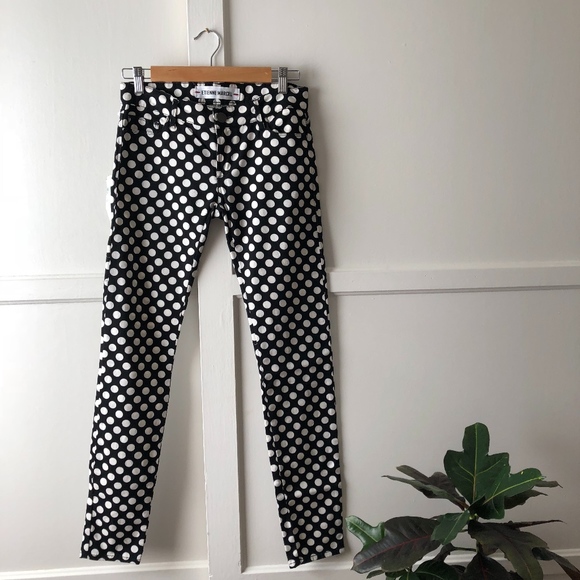 BOGO50% Ettiene Marcel Polka Dot Jeans - Picture 3 of 8